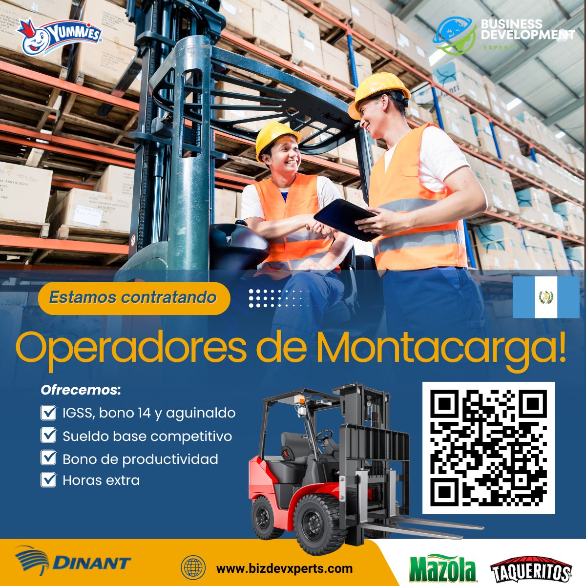 Operadores de Montacarga - Guatemala