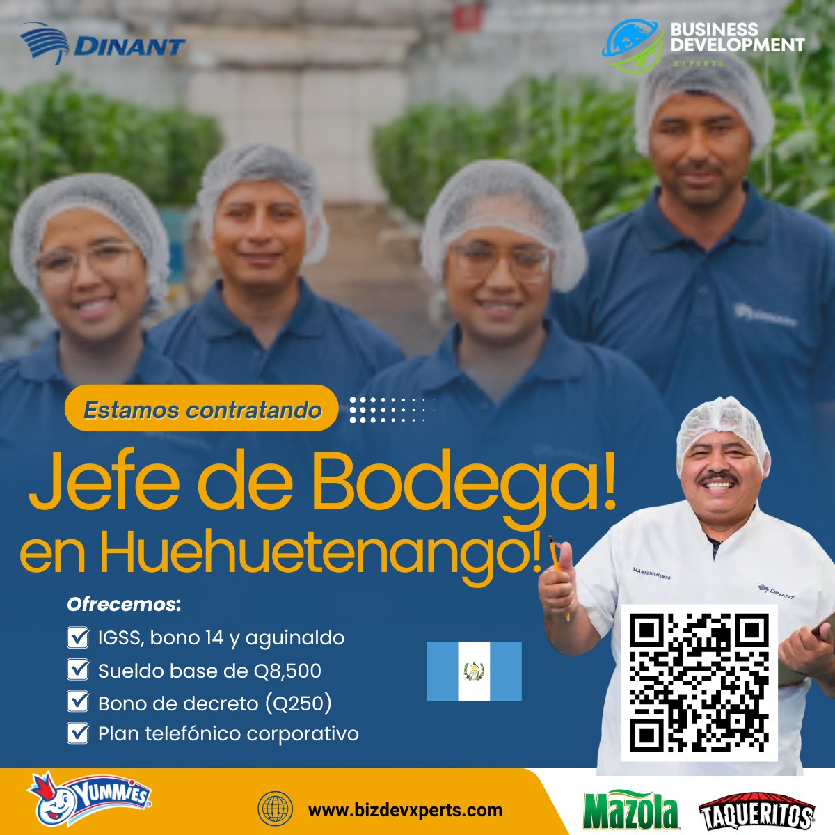 Jefe de Bodega - Guatemala