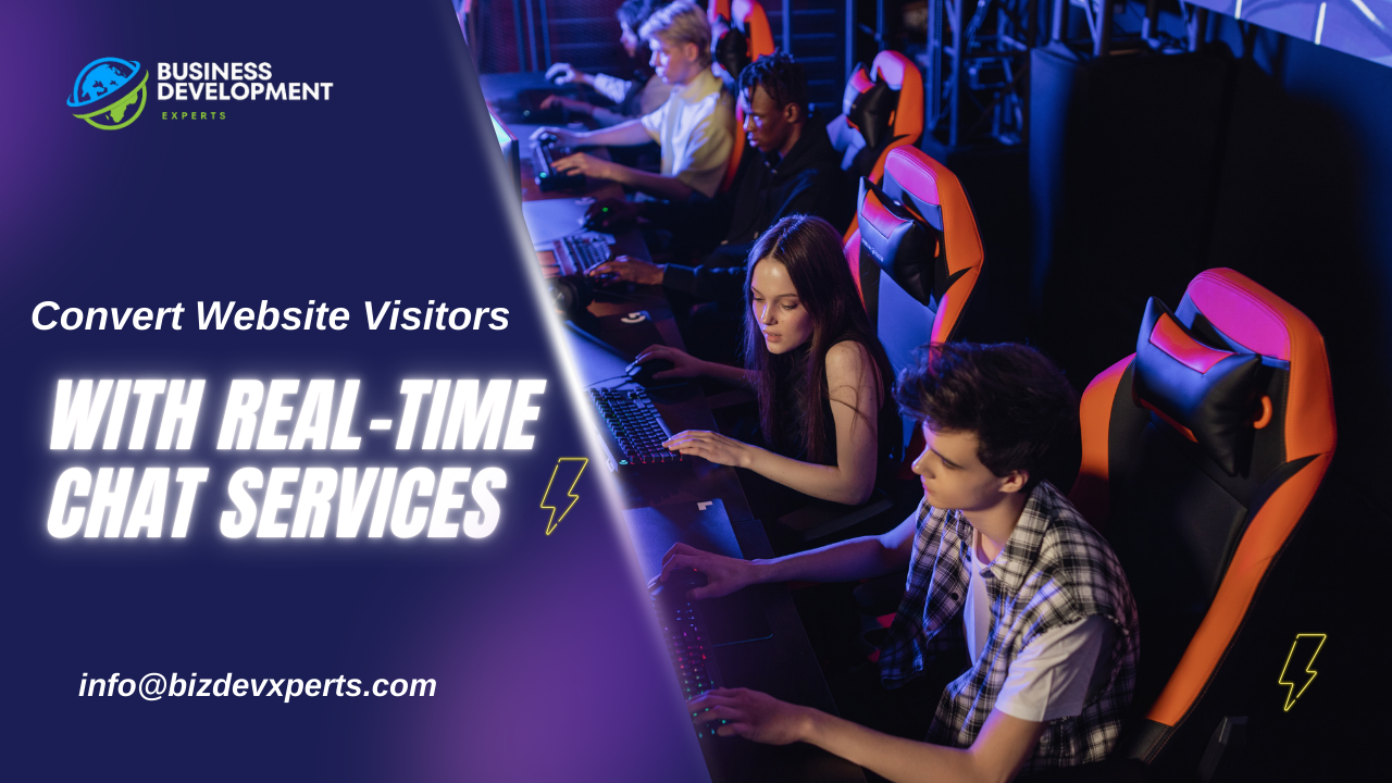 Convert Website Visitors with Real-Time Chat Services