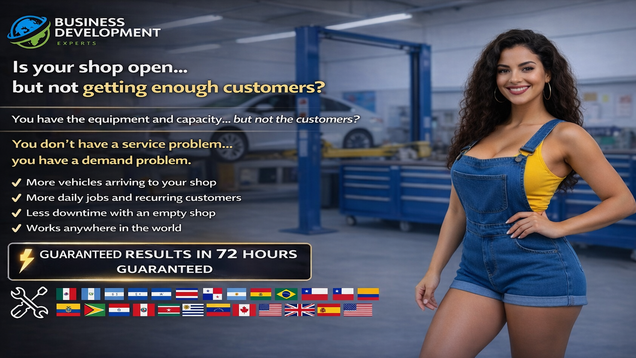 Is your shop open… but not enough cars are coming in?