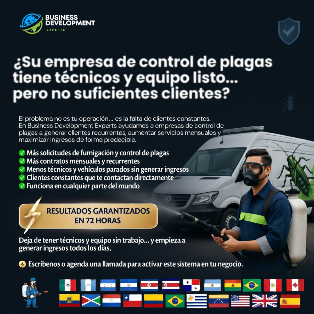 Sistema de Generación de Clientes para Empresas de Control de Plagas