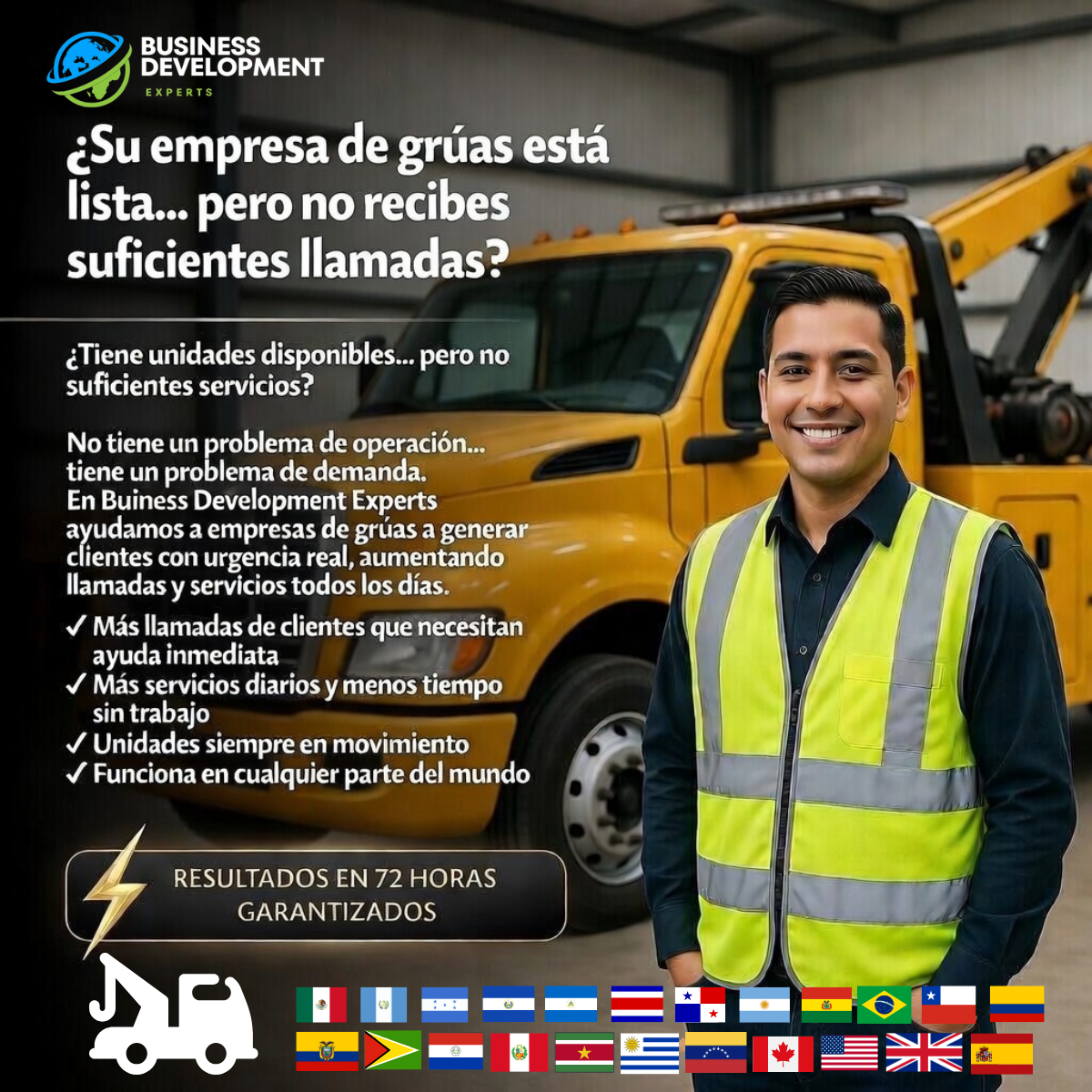 Sistema de Generación de Clientes para Empresas de Grúas