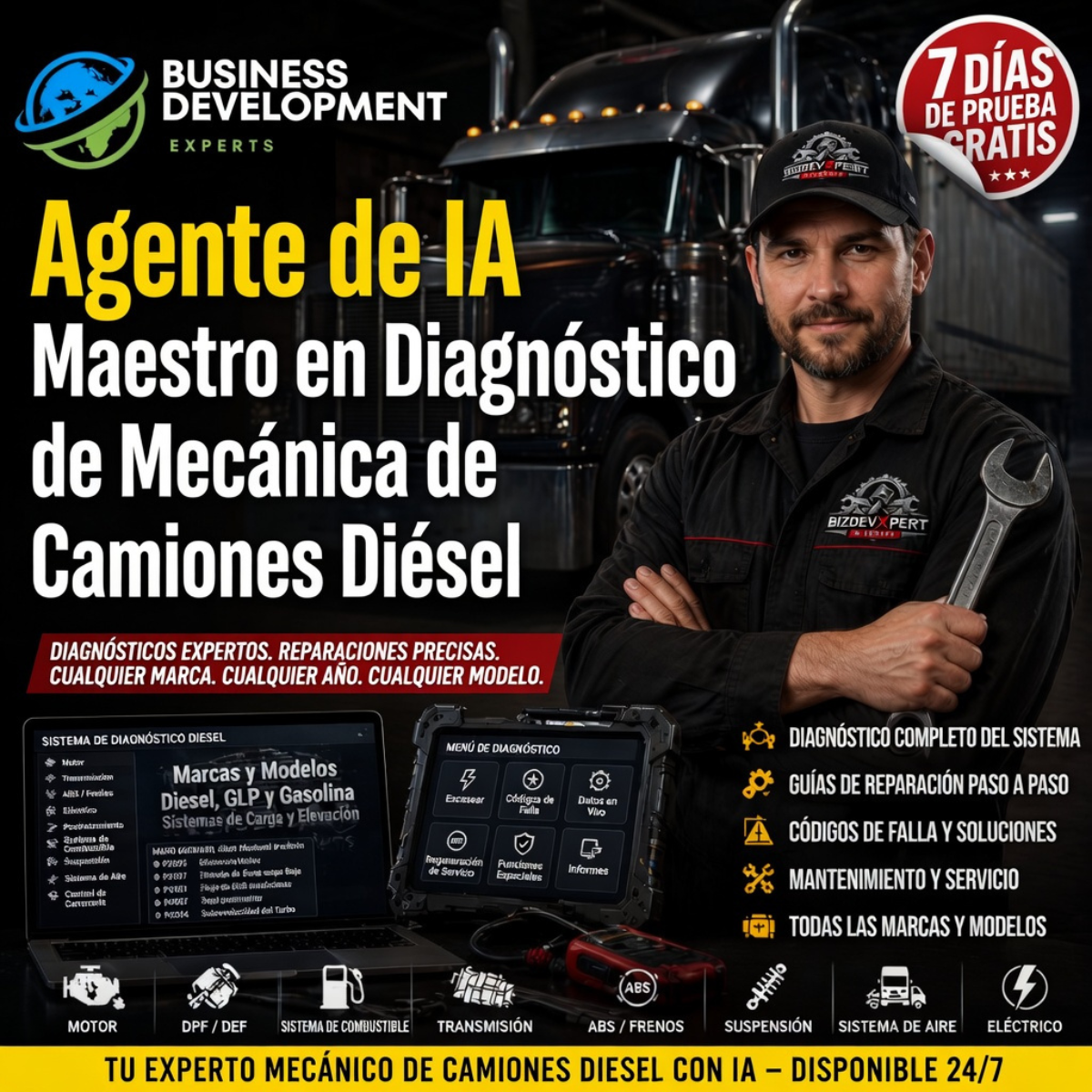 Agente de IA Experto en Mecánica y Diagnóstico de Camiones Diésel