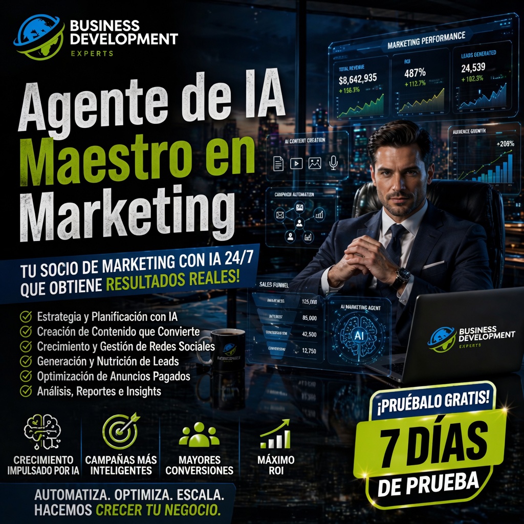 Agente de IA Experto en Marketing
