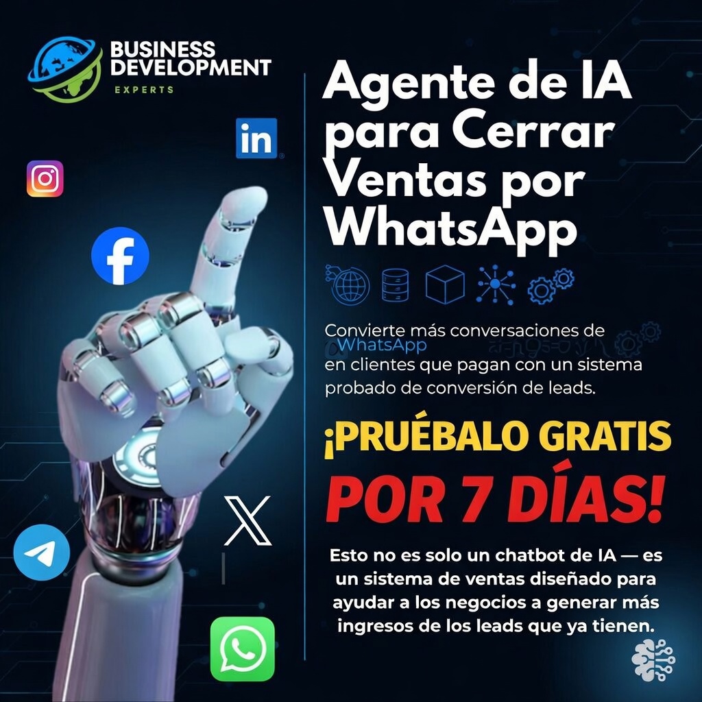 Agente de IA para Cerrar Ventas por WhatsApp