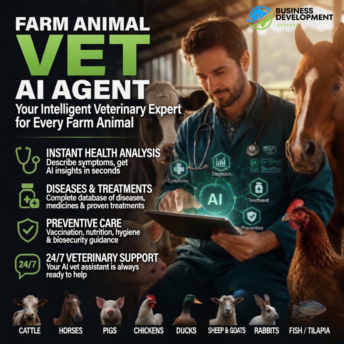 Farm Animal Vet AI Agent
