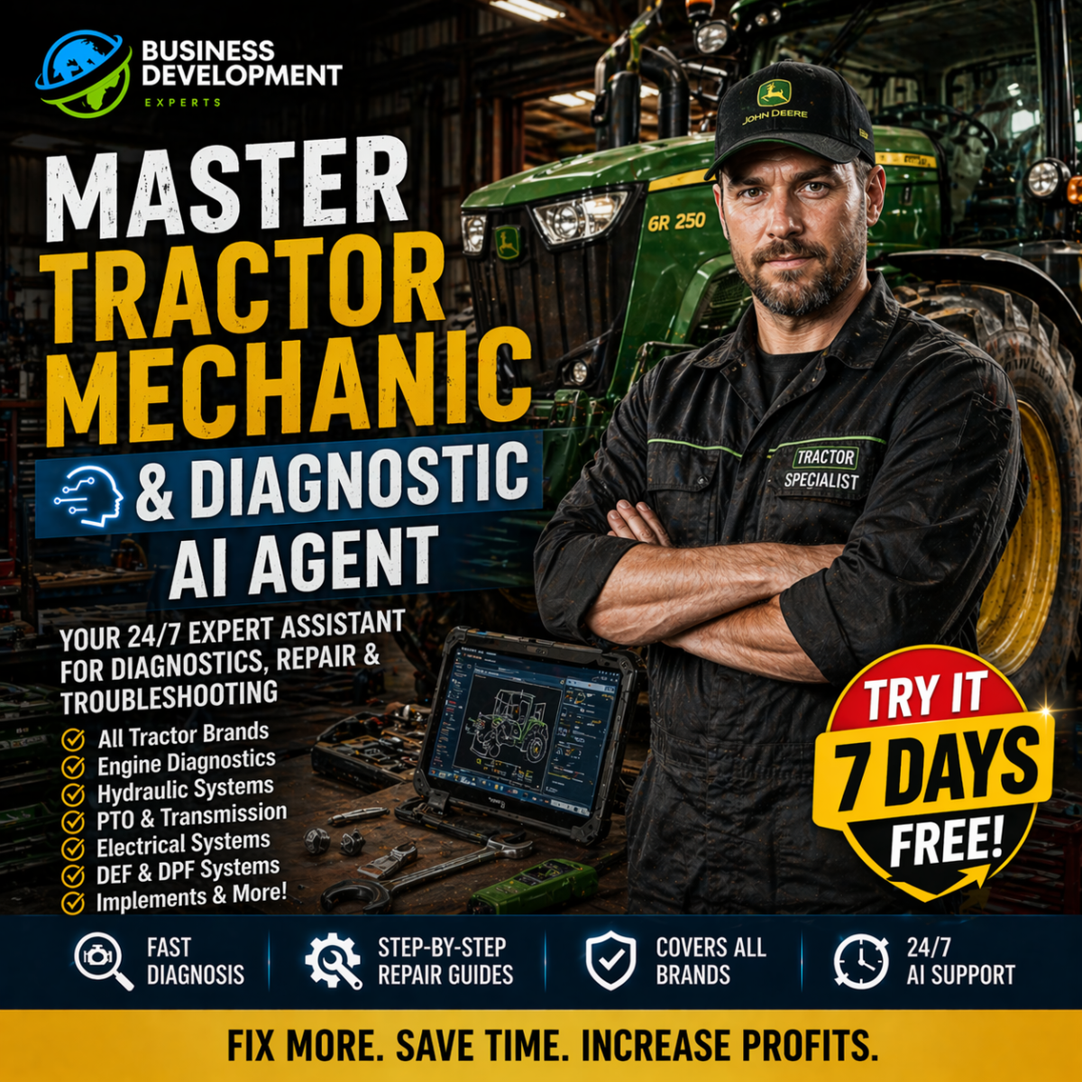 Tractor Mechanic and Diagnostic AI Agent