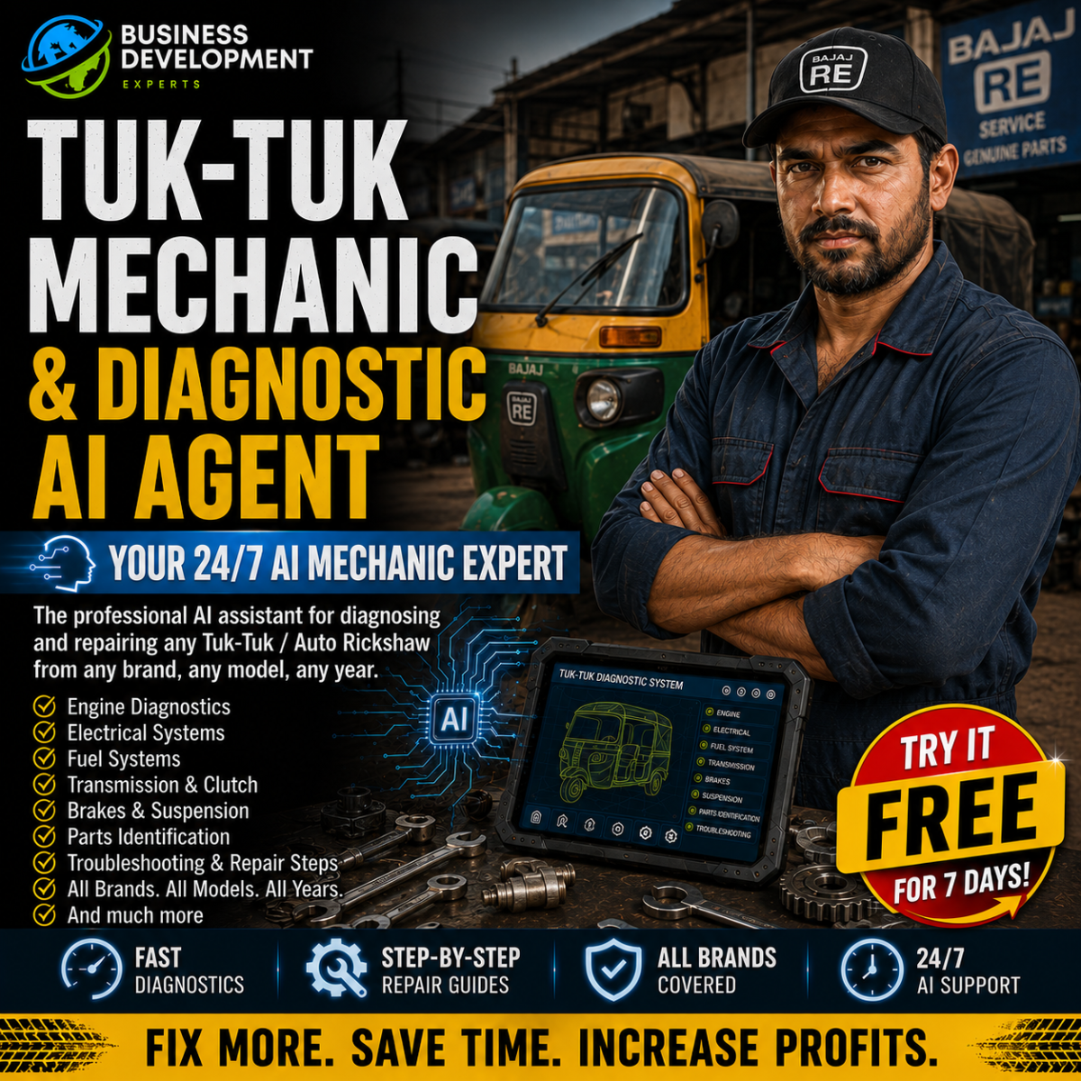 Tuk-Tuk Mechanic and Diagnostic AI Agent