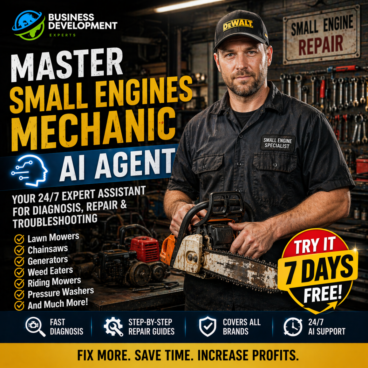 Small Engines Mechanic and Diagnostic AI Agent