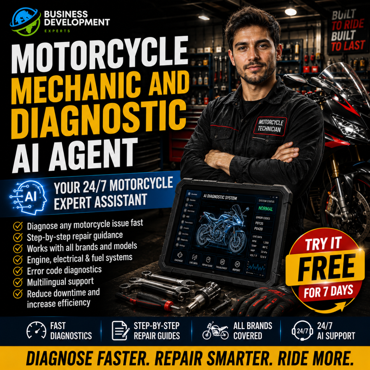 Motorcycle Mechanic and Diagnostic AI Agent