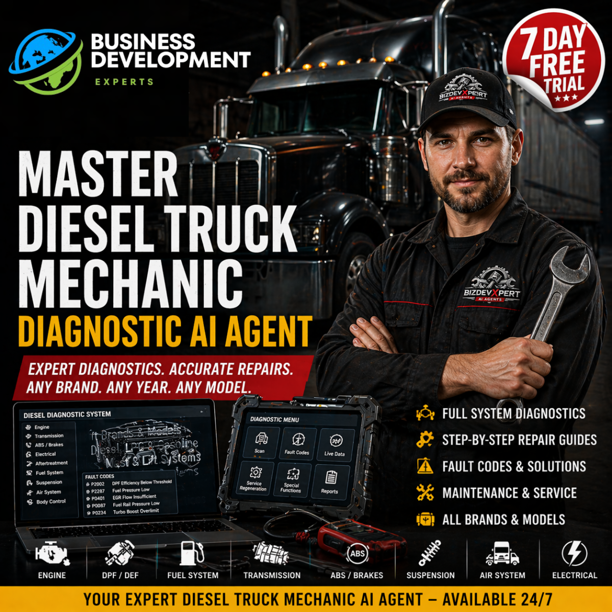 Diesel Truck Mechanic and Diagnostic AI Agent